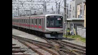 東急5050系5170F西武池袋線各停 保谷駅到着(警笛あり)