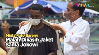 Kata Pemuda Sorong Diselimuti Jaket Pemberian Presiden Jokowi