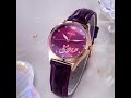 360x360 Amazon com OLEVS Women Watch with Date Luxury Rose Red Leather Watch for Women Waterproof La