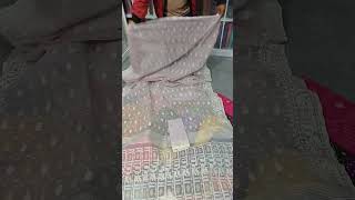 #100 count exclusive Dhakai Jamdani cotton saree