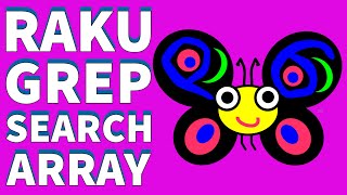 Raku Programming Language Tutorial: Array Grep Search Function 2024