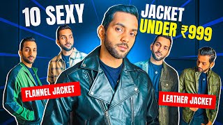 10 Best Jackets for Men under Rs 999 2025 | Myntra Jackets Haul 2025 |Sexy Leather Jackets |ANKIT TV