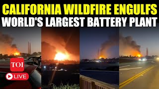 California Burns: Huge Fire Rages At World's Largest Battery Plant; U.S. Hit By New Crisis | Watch