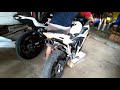 Knalpot undertail untuk cbr150 facilift ( full system pnp)