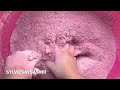 powdery red gym chalk pies • oddly satisfying • dusty powder play • sleep aid • asmr