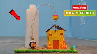 How To Make Automatic Fire Extinguisher | Diy Fire Extinguisher without Arduino | Science Project