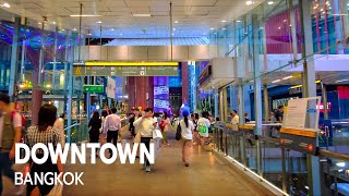 Bangkok Evening Walk Pratunam and Ratchaprasong Area 2024 [4K]