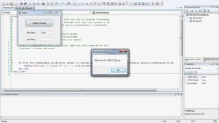Display a message using msgbox Wk2