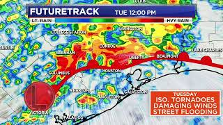 ABC 13 Weather Alert Day Tuesday, severe thunderstorms possible