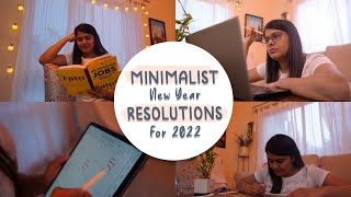 Start Your Minimalism Journey With These Easy New Year Resolutions! | New Year Resolution Idea: 2022