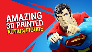 3D Printed Action Figure SUPERMAN - #3dprinting #3dprintedtoys #actionfigures