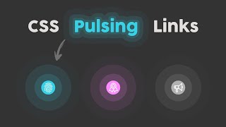 Pure CSS Pulsing Links - How to Make Pulsing buttons using HTML and CSS