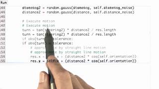 Circular Motion Solution - Artificial Intelligence for Robotics