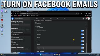 How To Enable Email Notifications From Facebook - Easy Fix