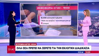 Ευρωεκλογές 2024: Όλα όσα πρέπει να ξέρετε για την εκλογική διαδικασία | Μεσημβρινό δελτίο