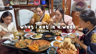 what i eat in a week at my KOREAN GRANDMA's house in BUSAN 🇰🇷 (Korean Food + Hol