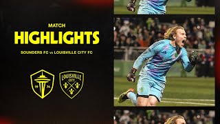 HIGHLIGHTS: Seattle Sounders FC vs. Louisville City FC | May 8, 2024