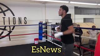 David Benavidez Training In Camp For Anthony Dirrell
