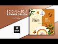 How to Create Social Media Banner in Illustrator | Adobe Illustrator | Creative Design