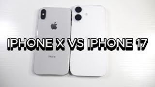 iPhone X VS iPhone 17 Speed Test!