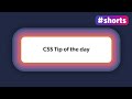 Fun CSS effect with multiple shadows | #shorts