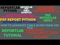 REPORTLAB|REPORTLAB PYTHON TUTORIAL|How To Generate Index Page In Pdf File Using Python|PART:35