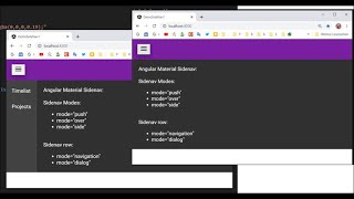 🦸♂️ Create Angular SideNav Code Example with @angular/material SideBar open and close