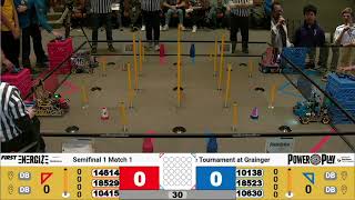 FTC PowerPlay - NE Illinois League | SF1 Match 1 | Electro 14614 \u0026 Warbots 10415