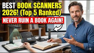 Top 5 Best Book Scanners 2026 📚 Fastest & Highest Quality Book Scanning Tools