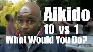 Aikido 10 vs 1 What Would You Do?