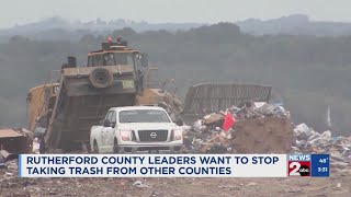 Rutherford County leaders want to stop taking trash from outside counties