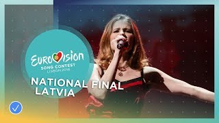 Laura Rizzotto - Funny Girl - Latvia - National Final Performance - Eurovision 2018