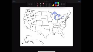 I label a blank map of the United States from memory in 75 seconds
