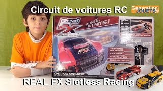 Circuit de voitures radio-commandées Real FX slotless racing  (démonstration)