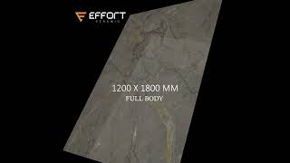 Effort Ceramic 1200x1800MM Full Body Dominate Spider Tiles