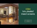 brio Pleated Insect Screens - by The Woodworkers Company