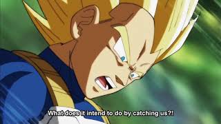 Goku saves Android 18 from being swallowed by Anizala, Eng Sub Dragon Ball Super