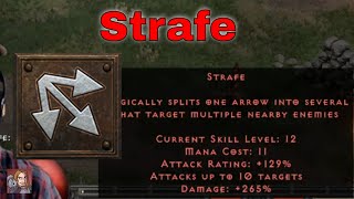 D2R Skills \u0026 Abilities -  Strafe (Amazon Bow \u0026 Crossbow Tree)