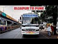 BIJAPUR to PUNE SUGAMA TOURIST AC SLEEPER BUS JOURNEY