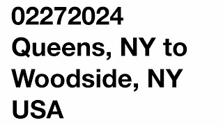 Queens, NY to Woodside, NY | 02272024 | Driving | 4K