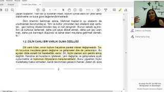 1. HAFTA Dilin Tanımı ve Özellikleri