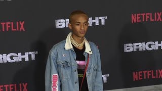 Joel Edgerton and Jaden Smith at Bright Premiere in Los Angeles