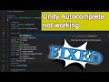 Unity VS Code auto complete issue - FIXED 2022 (Unity Autocomplete not working for VS code SOLVED)
