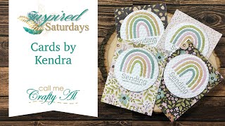 4 Rainbow Cards | Inspired Saturdays with Cards by Kendra