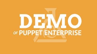 Demo of Puppet Enterprise