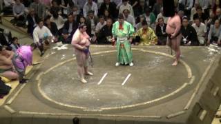 大相撲.2016.5.11.Sumo Natsu Basho/day 4/碧山(aoiyama)-豪栄道(goeido)