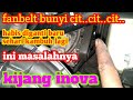 penyebab fanbelt bunyi cit cit cit || kijang inova