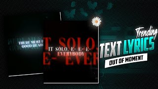 🔥Instagram Viral Lyrics Reels Editing on Mobile! | Alight Motion Full Tutorial (Step-by-Step)