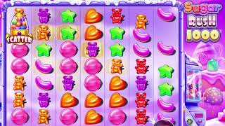 WORLD RECORDS !! MAX WIN ON NEW SUGAR RUSH 1000 SUPER MEGA BONUS