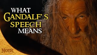 Gandalf's Speech To The Balrog & What It Means | Tolkien Explained